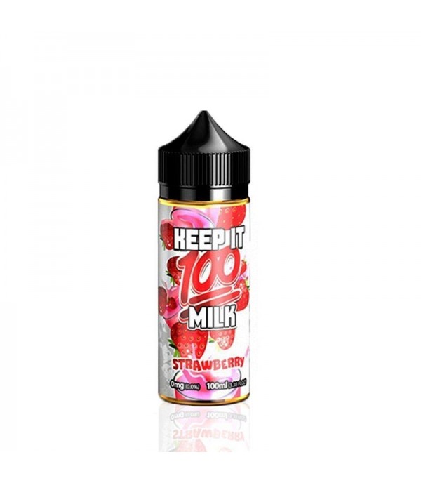 KEEP IT 100 Vape Juice - Strawberry Milk (100mL)