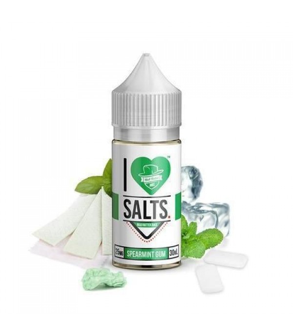 Mad Hatter Vape Juice I Love Salts Spearmint Gum 30ml