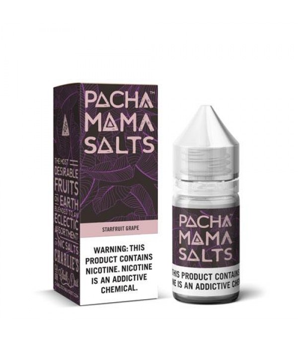 Pachamama Salts Starfruit Grape 30ml Nic Salt Vape Juice