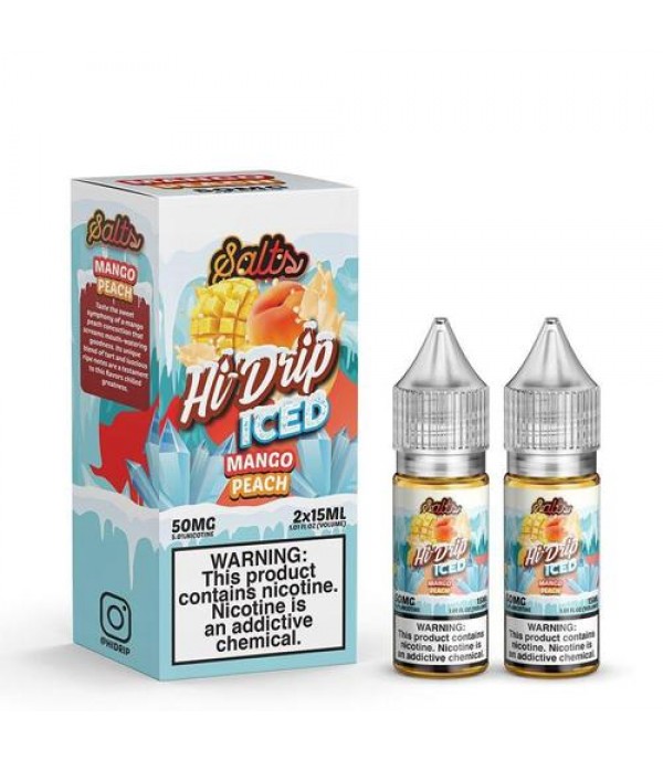 Hi-Drip Salts Mango Peach Iced 30ml Nic Salt Vape Juice