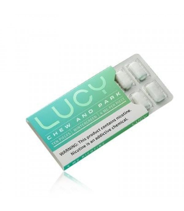 LUCY Nicotine Gum - Wintergreen Flavor (3 Pack)