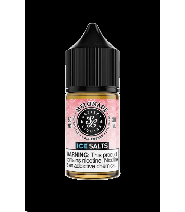 Satisfy E-Liquids Melonade On Ice 30ml Nic Salt Vape Juice