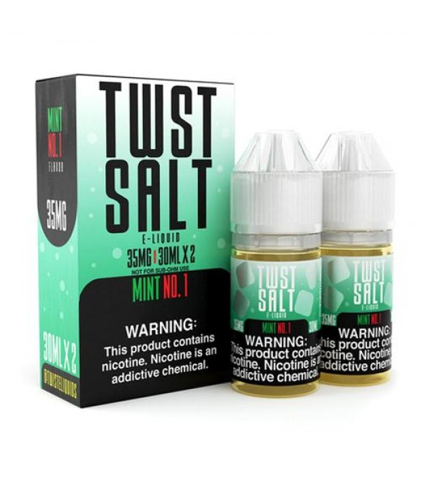 Mint No.1 2x 30ml (60ml) Nic Salt Vape Juice - Twist E-Liquids