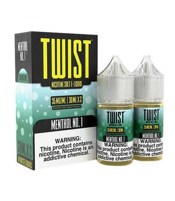 Menthol No.1 2x 30ml (60ml) Nic Salt Vape Juice - Twist E-Liquids